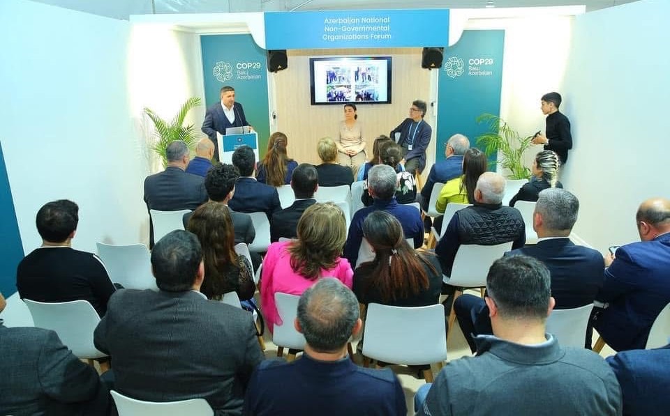 COP29-da suvarma və içməli su təchizatına dair yan tədbir
