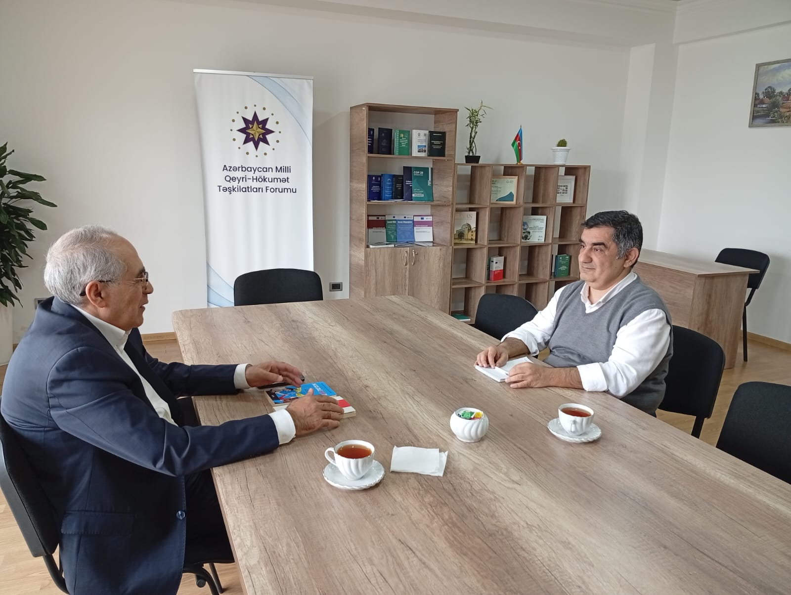 “Ümid” SİD İB-nin sədri İsrayıl İsgəndərov AMQF-də QHT sektorunun inkişafı mövzusunda müzakirələrdə iştirak edib
