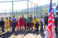 Opening ceremony of the new football station was held