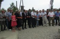 Opening ceremonies of the completed projects