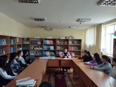 A meeting with students was organized as part of the project "Initiative to improve the school’s reputation through the development of the school community”