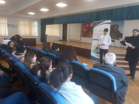 Meeting was held at school within the project "Initiative to improve the school’s reputation through the development of the school community”