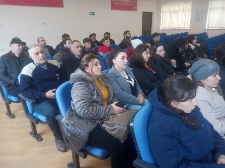 Meeting was held at school within the project "Initiative to improve the school’s reputation through the development of the school community”