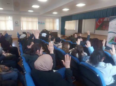 Meeting was held at school within the project "Initiative to improve the school’s reputation through the development of the school community”