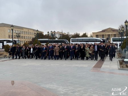 In connection with the 100th anniversary of national leader Heydar Aliyev, members of the country's leading Civil Society Organizations visited Nakhchivan