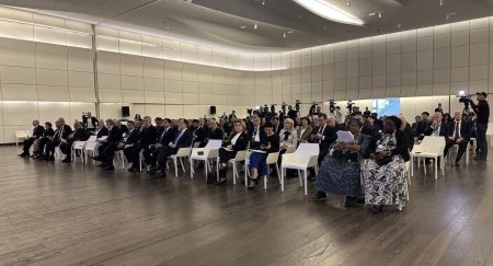 The Heydar Aliyev Center in Baku hosted an event themed "Heydar Aliyev - 100: Life and Legacy"