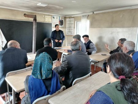 Preliminary research and informative meetings were held in IDP communities