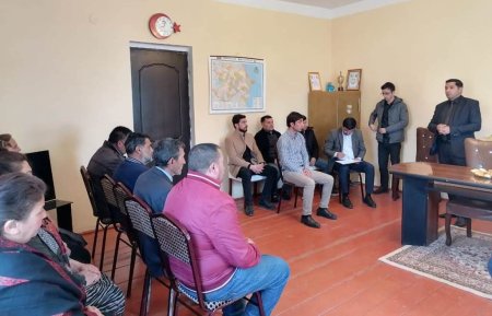 Preliminary meetings were held in IDP communities under “IDP Community Mobilization and Capacity Development" project