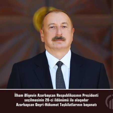Azerbaijani NGOs issue statement on 20th anniversary of Ilham Aliyev’s election as President of the Republic of Azerbaijan