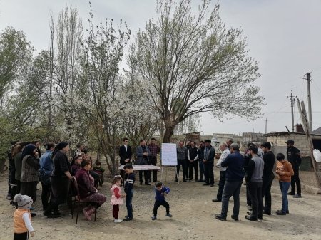 Yevlax rayonunda  İcma İnkişaf Şurasının seçim yığıncağı