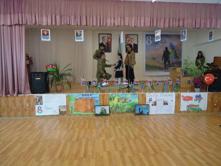 "Music and Drama" and "Art and Culture" clubs organized a literary and artistic performance in honor of Victory Day