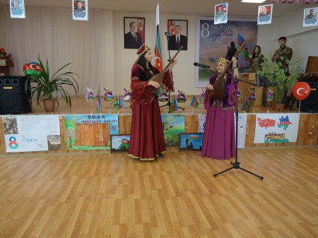 "Music and Drama" and "Art and Culture" clubs organized a literary and artistic performance in honor of Victory Day