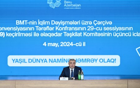 COP29 ilə əlaqədar Təşkilat Komitəsinin üçüncü iclası keçirildi 
